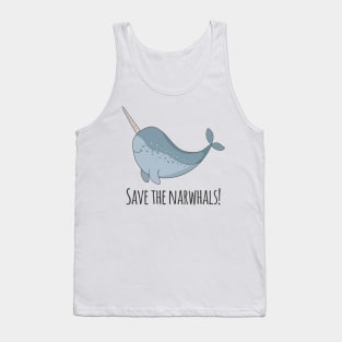 Save The Narwhals Tank Top